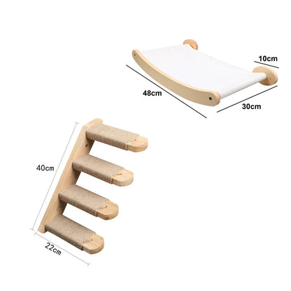 Kattenpaal design wandmodel – Ruimtebesparend en chic