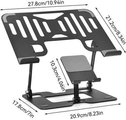 Laptop standaard met aanpasbare hoek