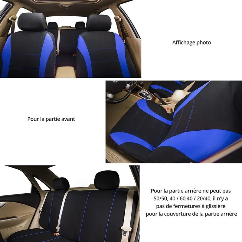 Autostoelhoezen Action met sportief design – Voor een stoere look