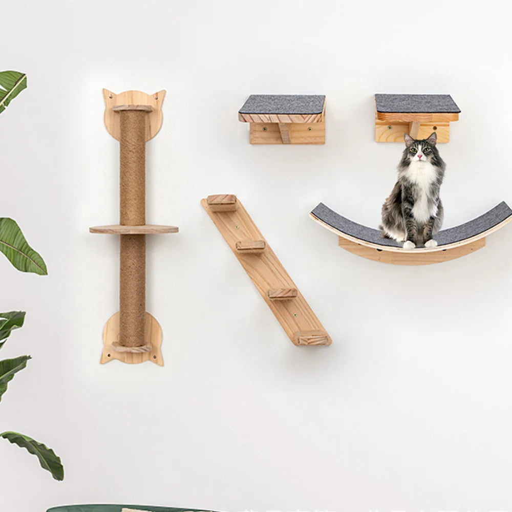 Kattenkrabpaal XXL met huisjes en platformen – Compleet speelstation