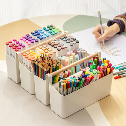 Houten desk organiser – Stijlvol en functioneel