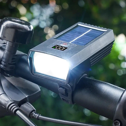 Sterke fietslamp voor stads- en buitengebruik