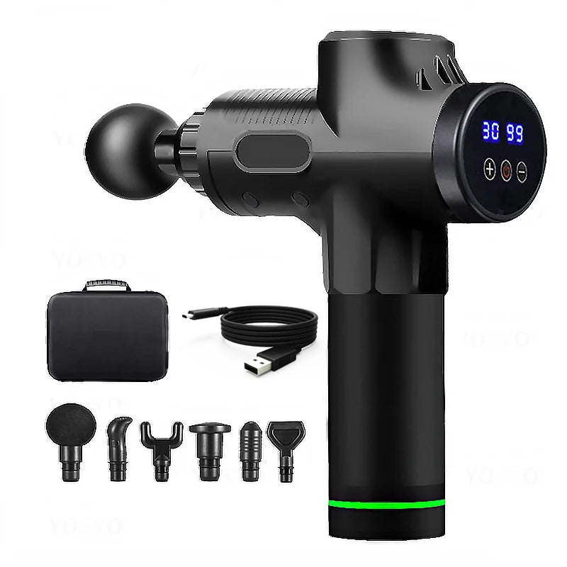 Massage gun met lange gebruikstijd – Urenlang ontspanning