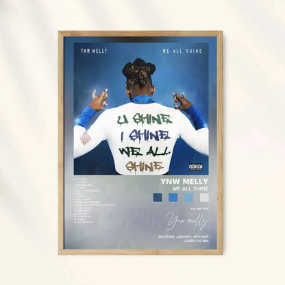 Poster in beige en zandtinten