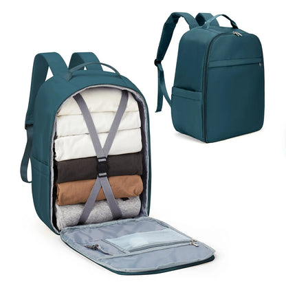 Handbagage rugzak met flessenhouder en laptopvak