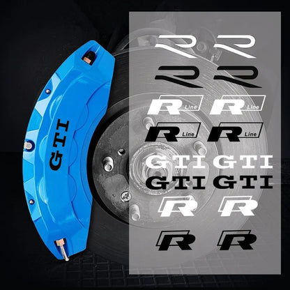 Auto stickers - Achterruit stickers met sportieve GTI en R-Line designs