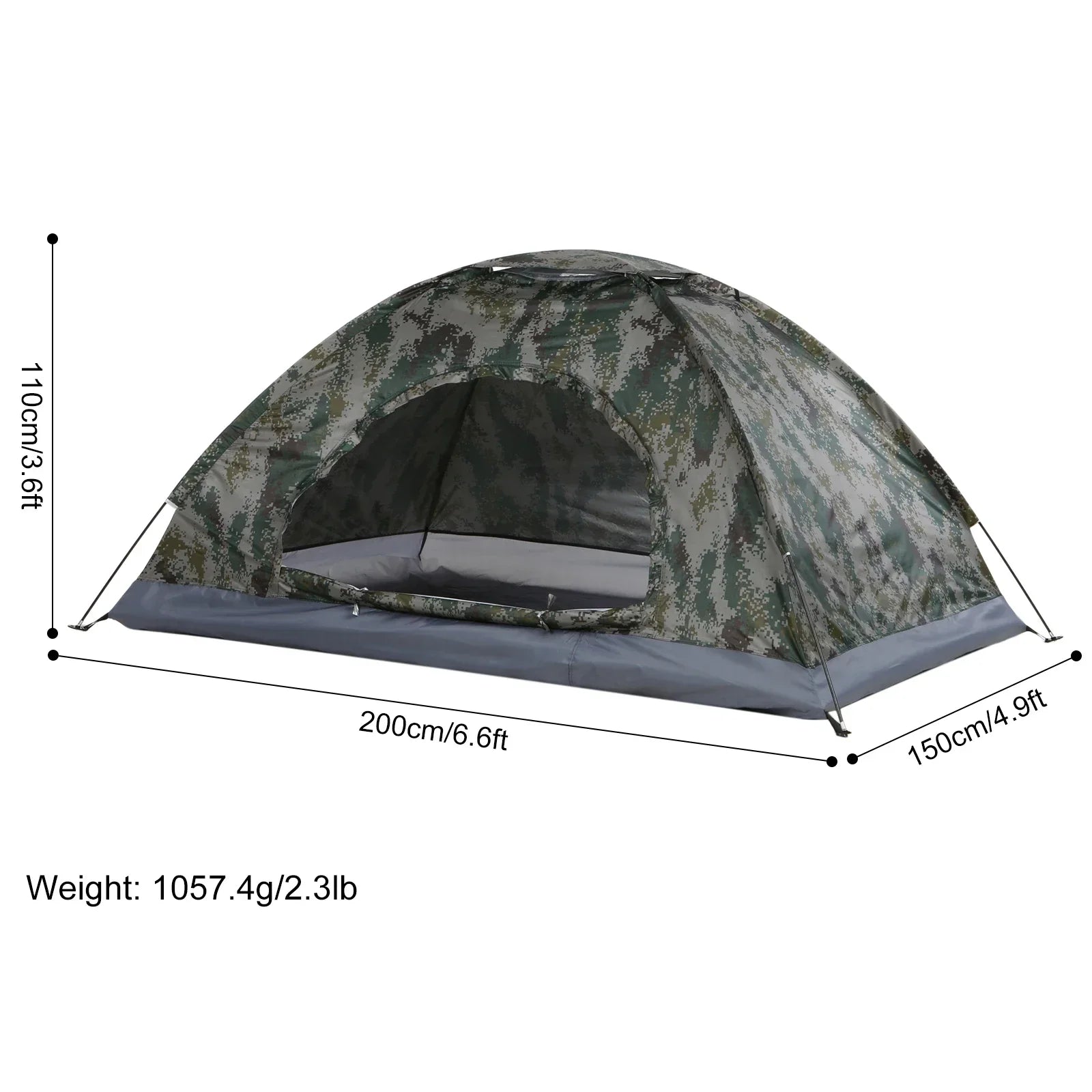 Action pop-up tent met reflectoren – Veilig en zichtbaar