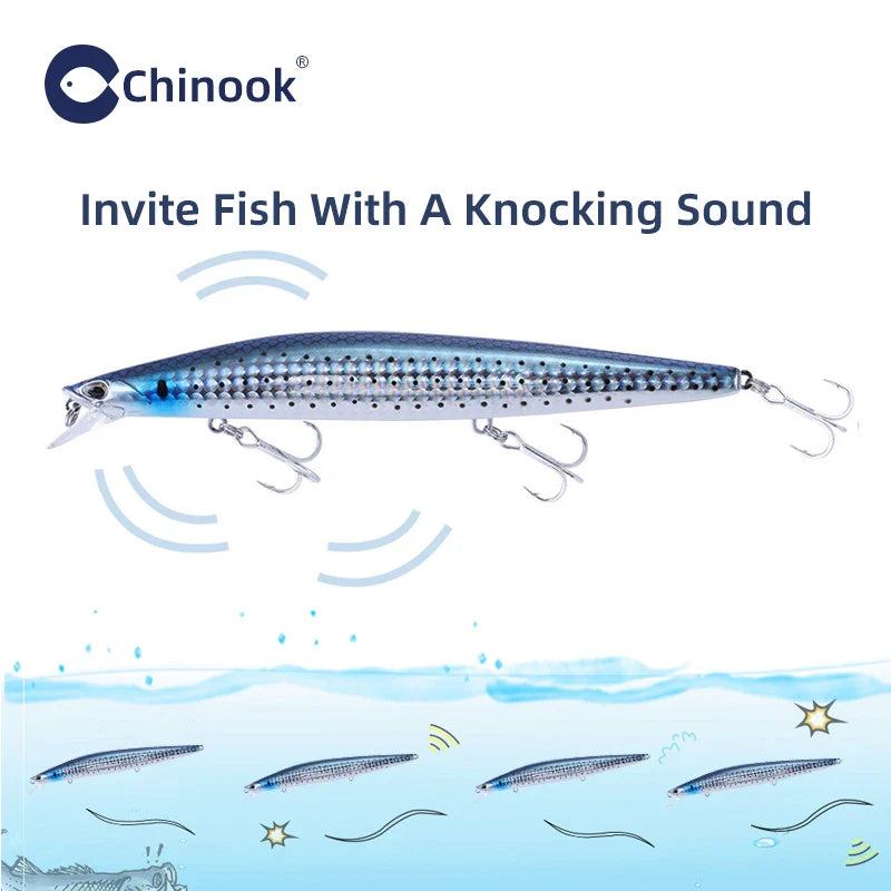 Softbait visjes met interne glitter