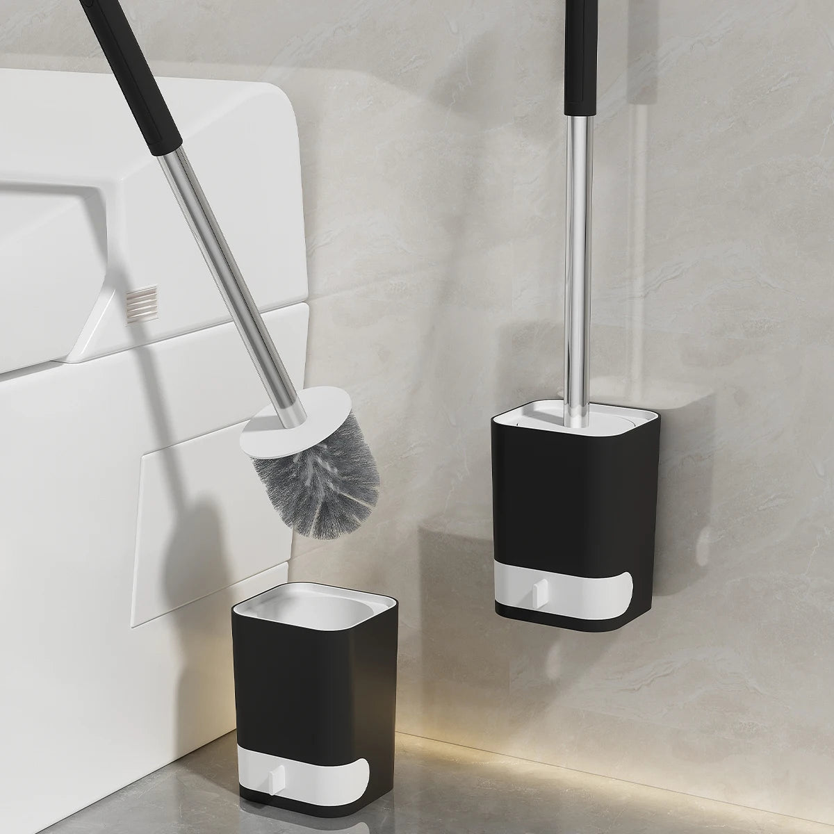 Witte toiletborstel – Fris en neutraal