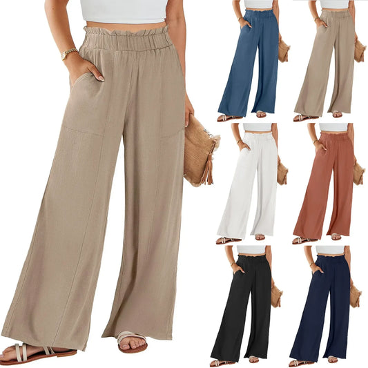 Zara linnen broek dames met print – Voor een zomerse look