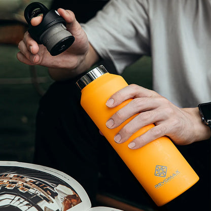 Thermosfles met afsluitbare draaidop – Geen geknoei