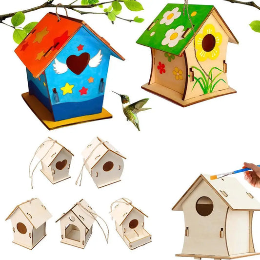 Vogelhuisje met landelijk karakter – Past in elke tuin