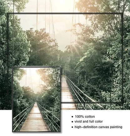 Poster met dieren in zachte kleuren
