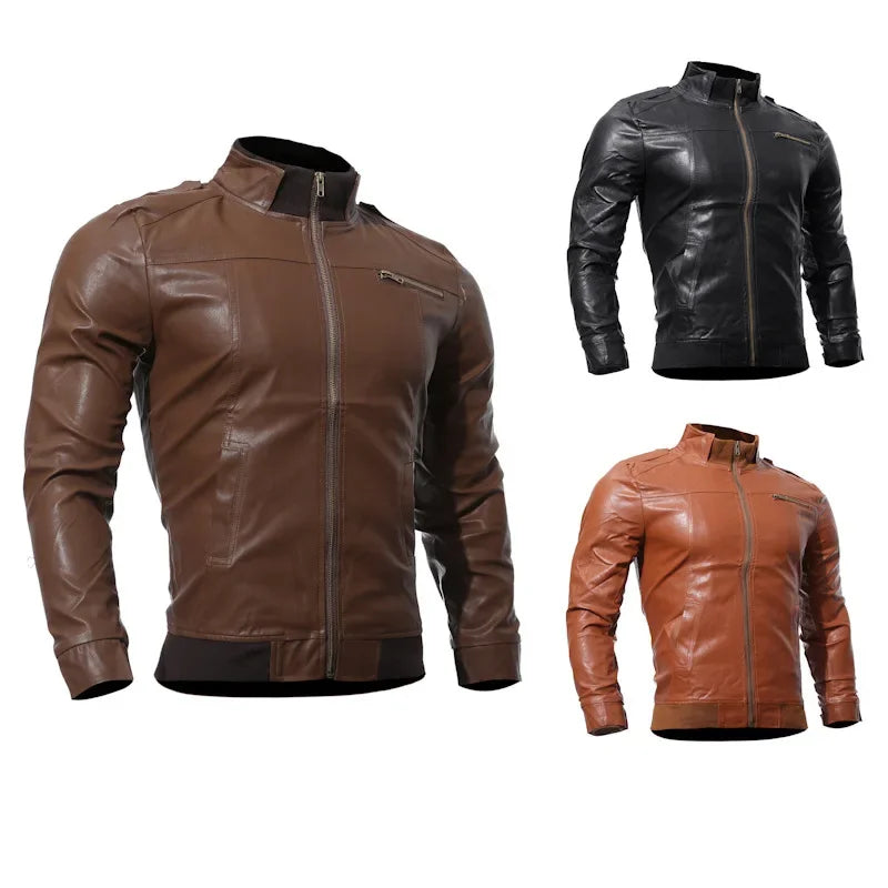 Leren jassen heren in motorlook – Stoer en sportief