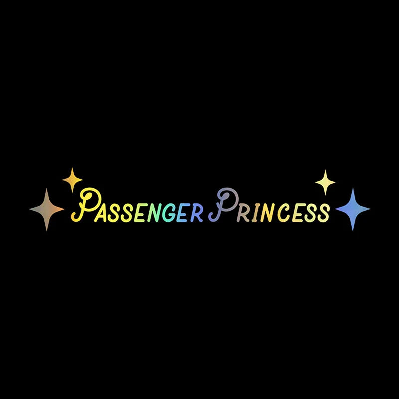 auto stickers - Passenger Princess ontwerp voor een persoonlijke touch