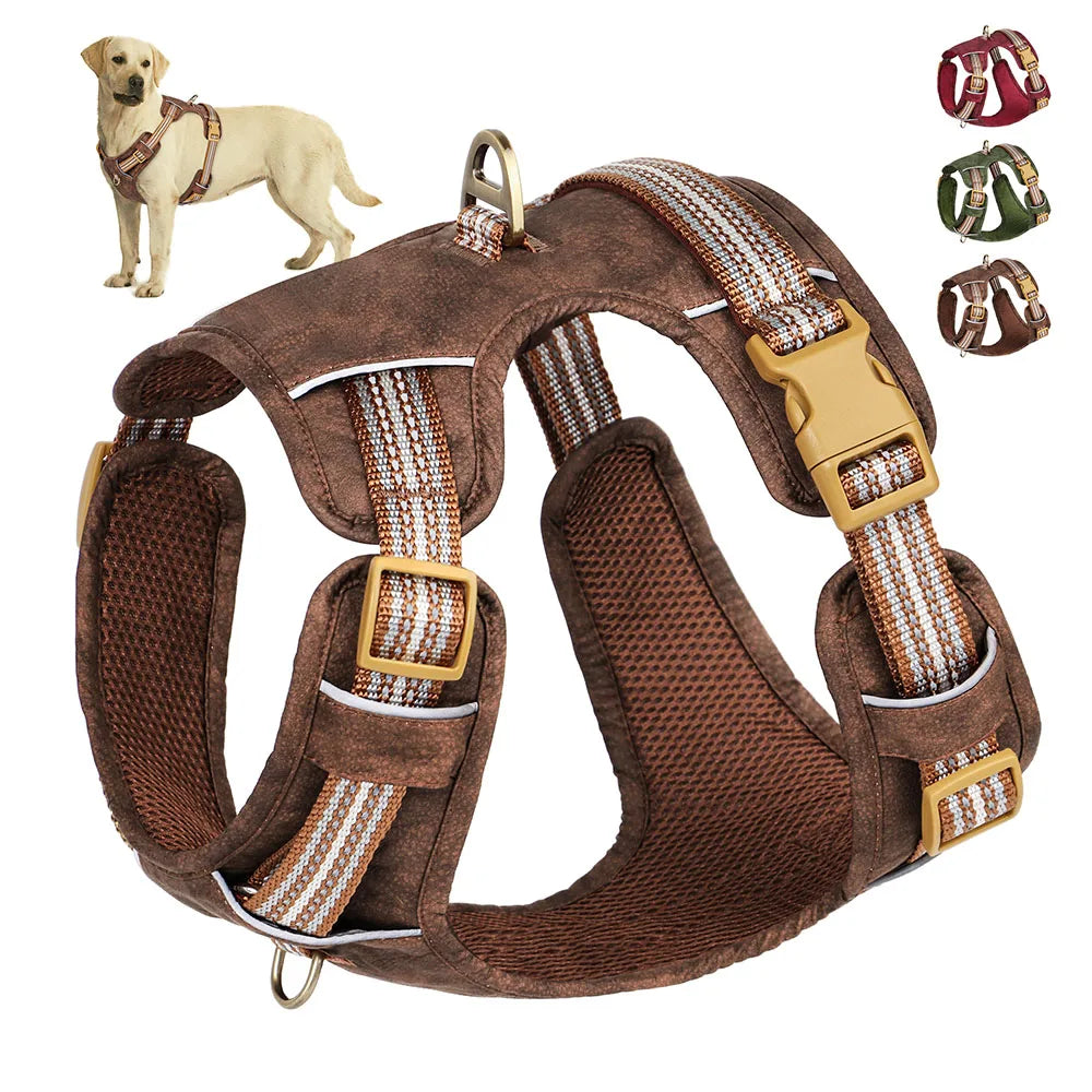 Honden tuigje met camouflage print – Stoere look