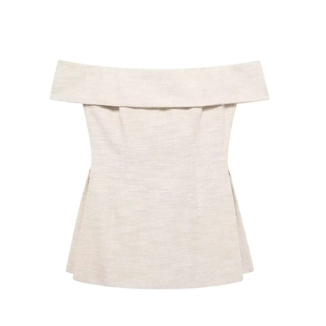 Bruiloft broekpak dames met zachte plooien – Comfort en klasse