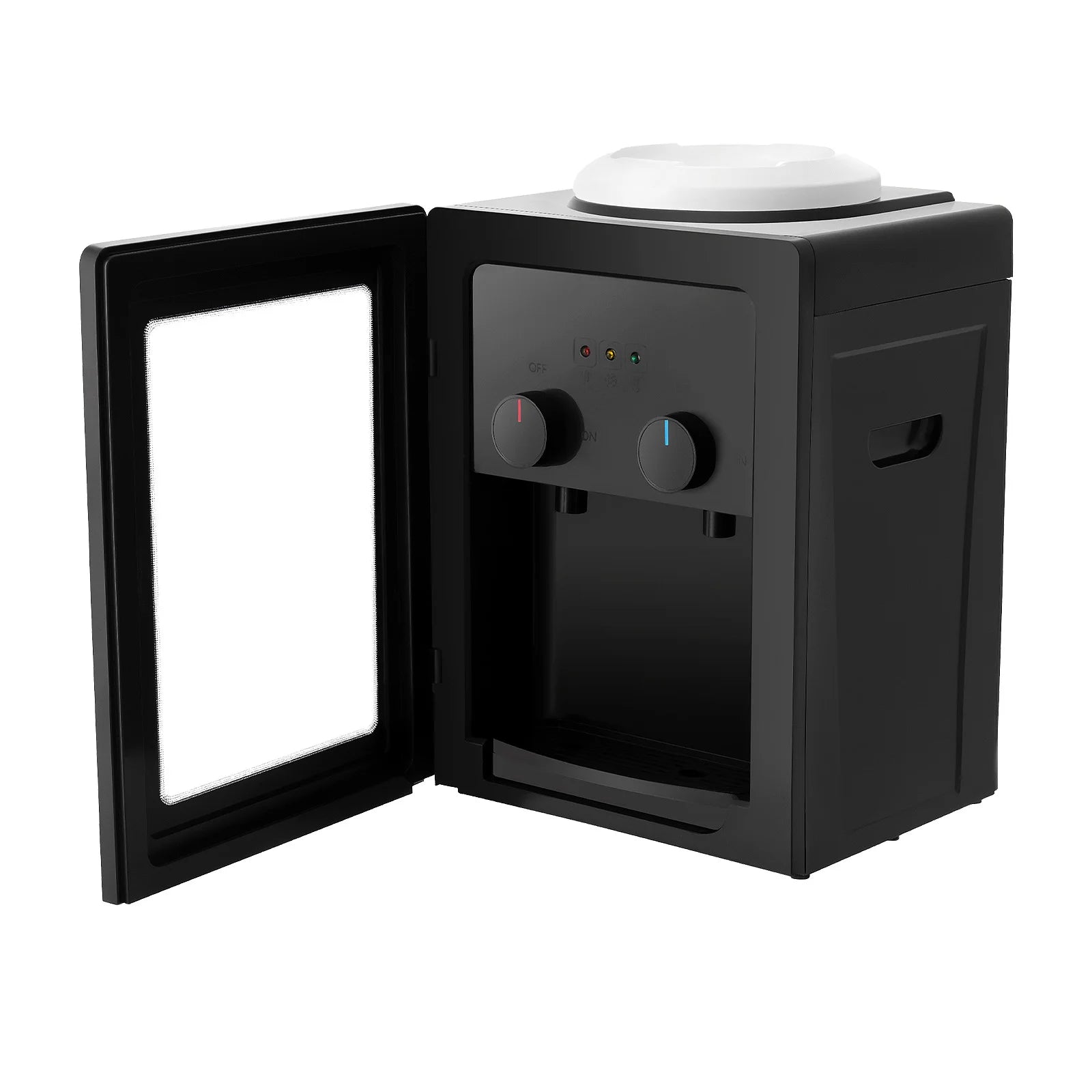 Drankdispenser met gekleurd glas – Unieke uitstraling