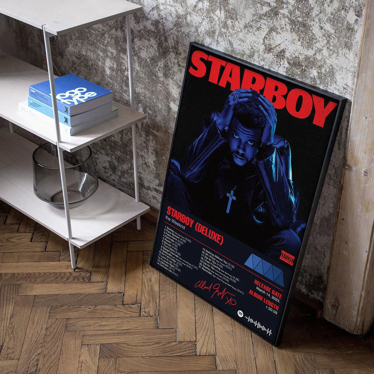 Posterstore decor voor minimalistisch interieur
