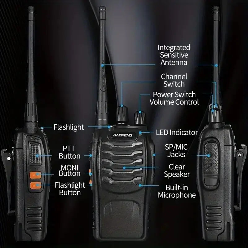 Walkie talkie voor kinderen met dierenthema