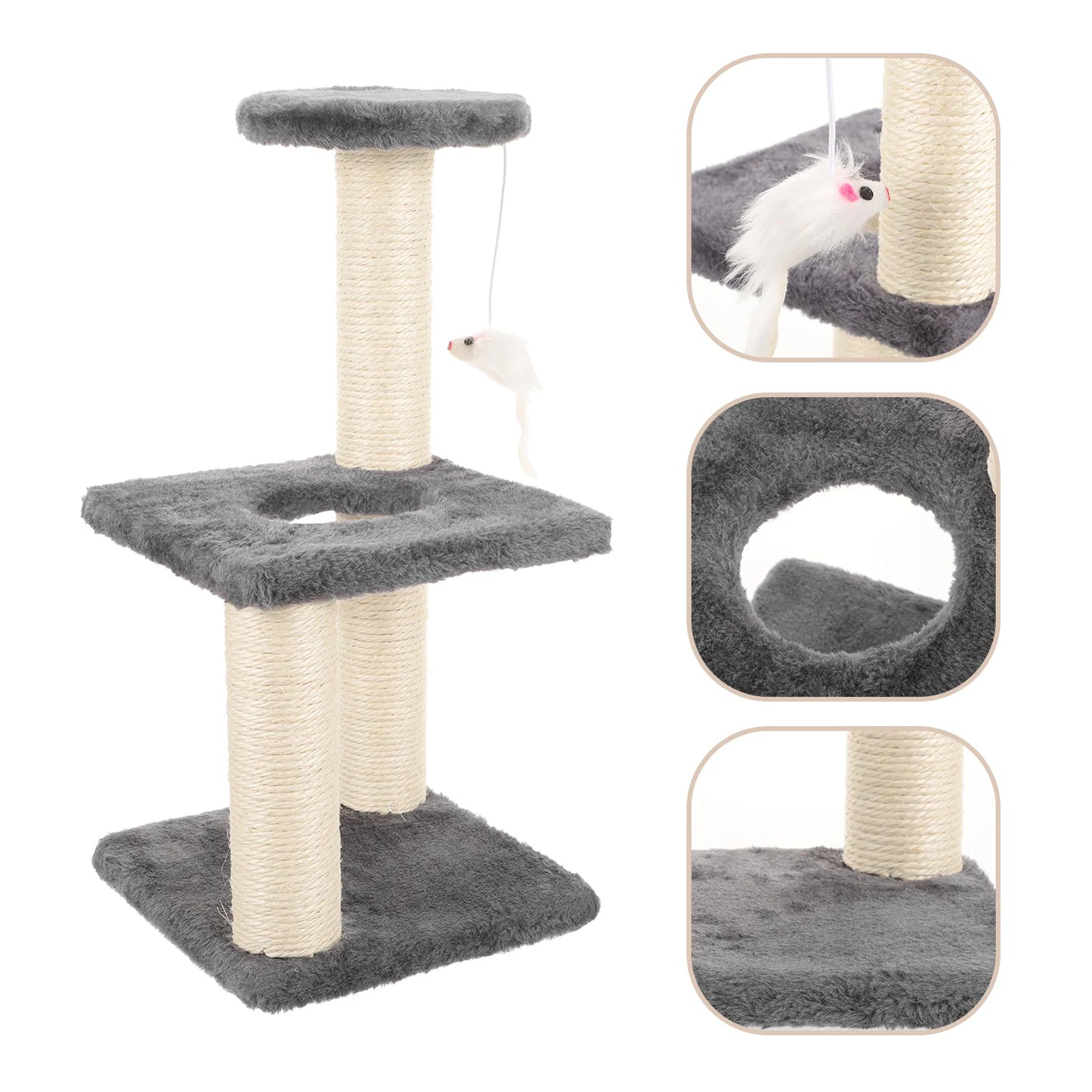 Grote kattenpaal – Voor klimmen, krabben en relaxen