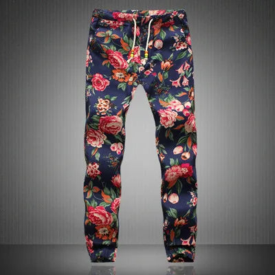Linnenmix broek heren met split aan enkel – Modern accent