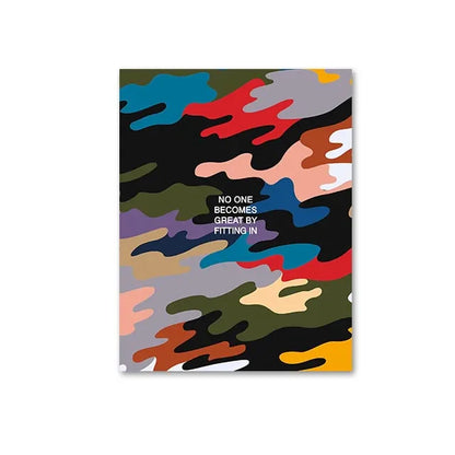 Woonkamer poster met rustgevende kleuren