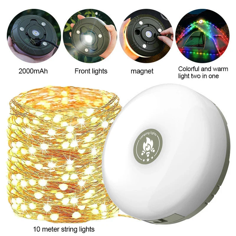 Lichtslinger met stervormige lampjes – Magisch effect