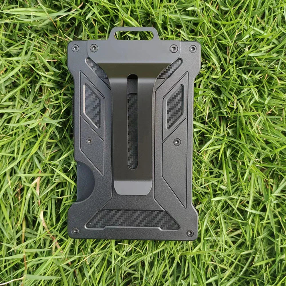 Pasjeshouder heren met clip – Voor briefgeld en pasjes