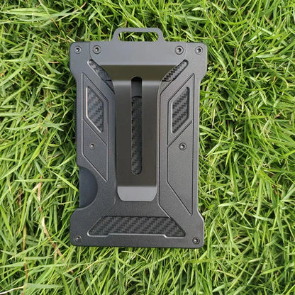 Pasjeshouder heren met clip – Voor briefgeld en pasjes