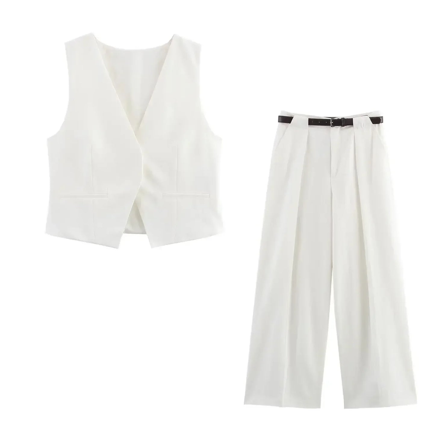 Broekpak dames met cropped broek – Trendy en luchtig