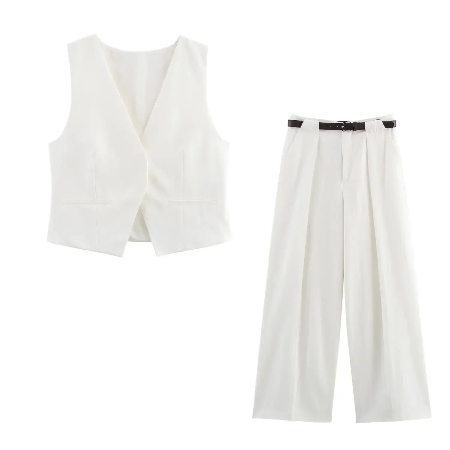 Broekpak dames met cropped broek – Trendy en luchtig