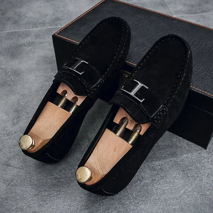 Heren schoenen zonder veters in luchtige stijl