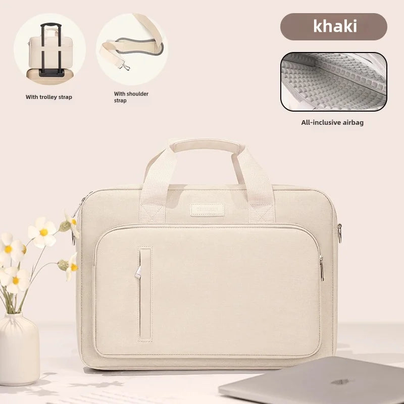 Heren laptoptas met extra vakken – Functioneel en ruim