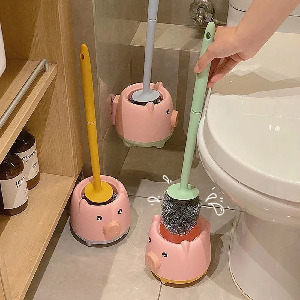 WCborstelhouder met afneembare bak – Voor schoon gebruik