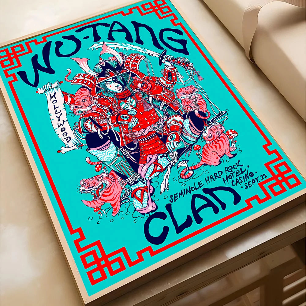 Wandposter met geometrische vormen