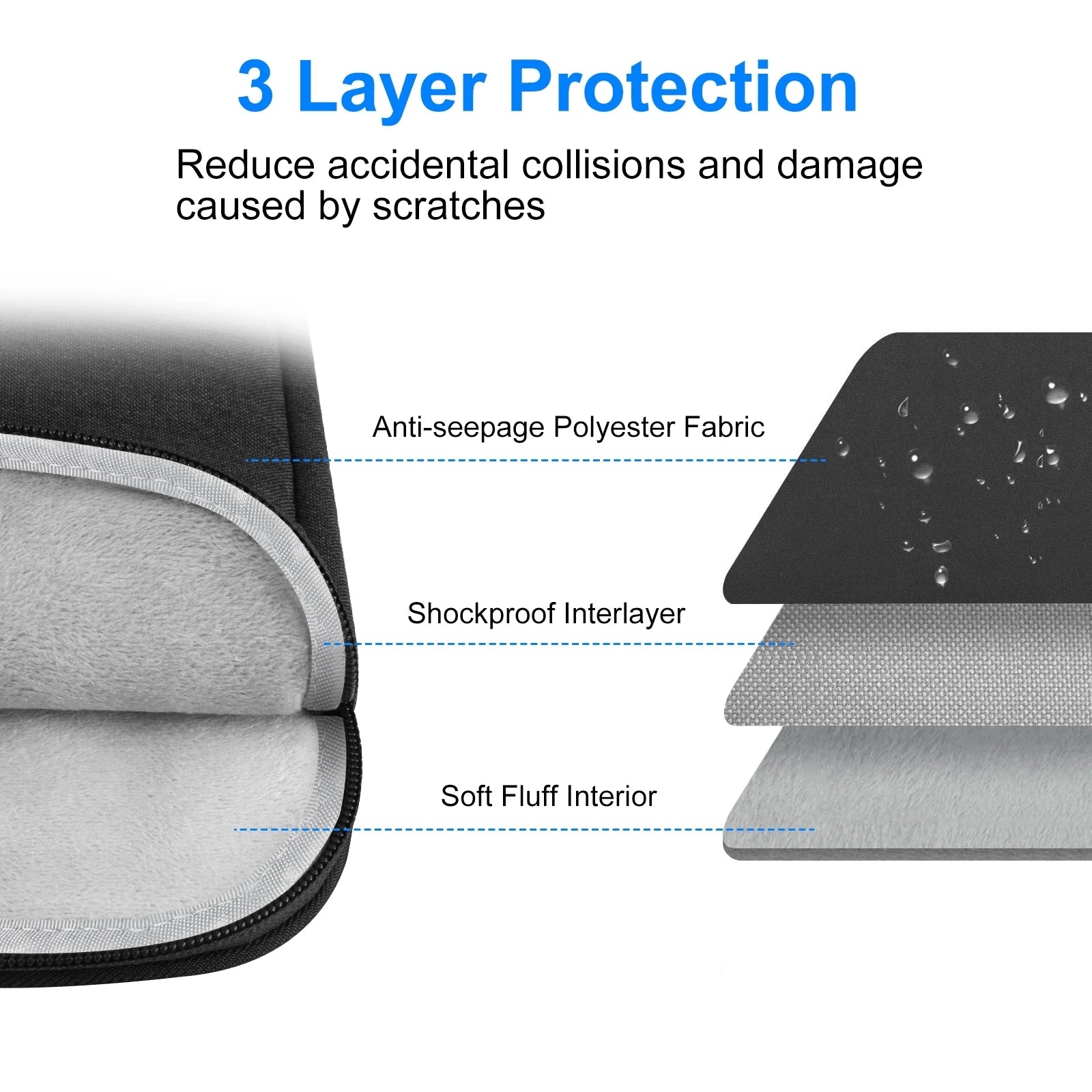 Heren laptoptas met gewatteerd rugpaneel – Extra comfort