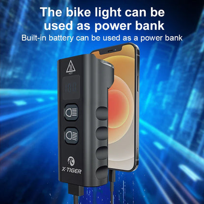 Fietslamp LED met extra reflectie