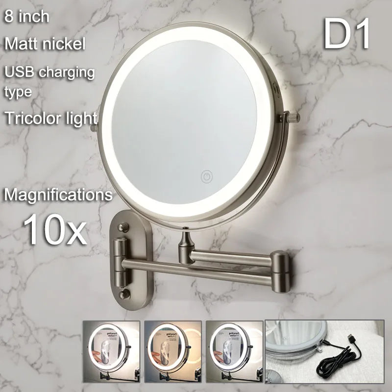 Make-up spiegel met touch verlichting – Intuïtieve bediening