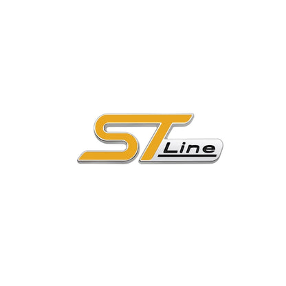 auto stickers - kleurrijke ST Line stickers voor unieke uitstraling