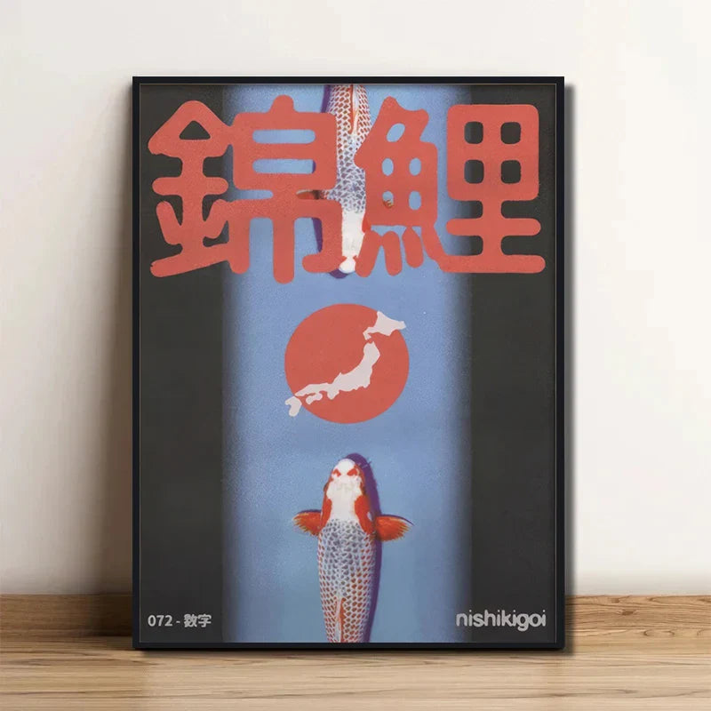 Poster met dieren in zachte kleuren