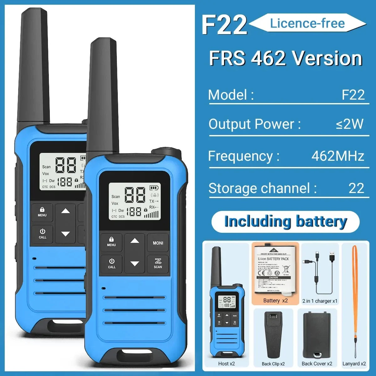 Walkie talkies met SOS-knop voor veiligheid