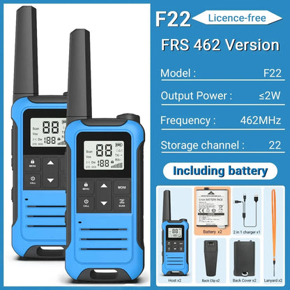 Walkie talkies met SOS-knop voor veiligheid