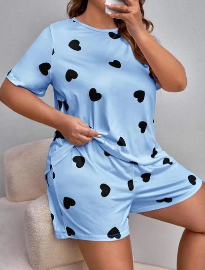 Dames pyjama katoen in trendy kleuren