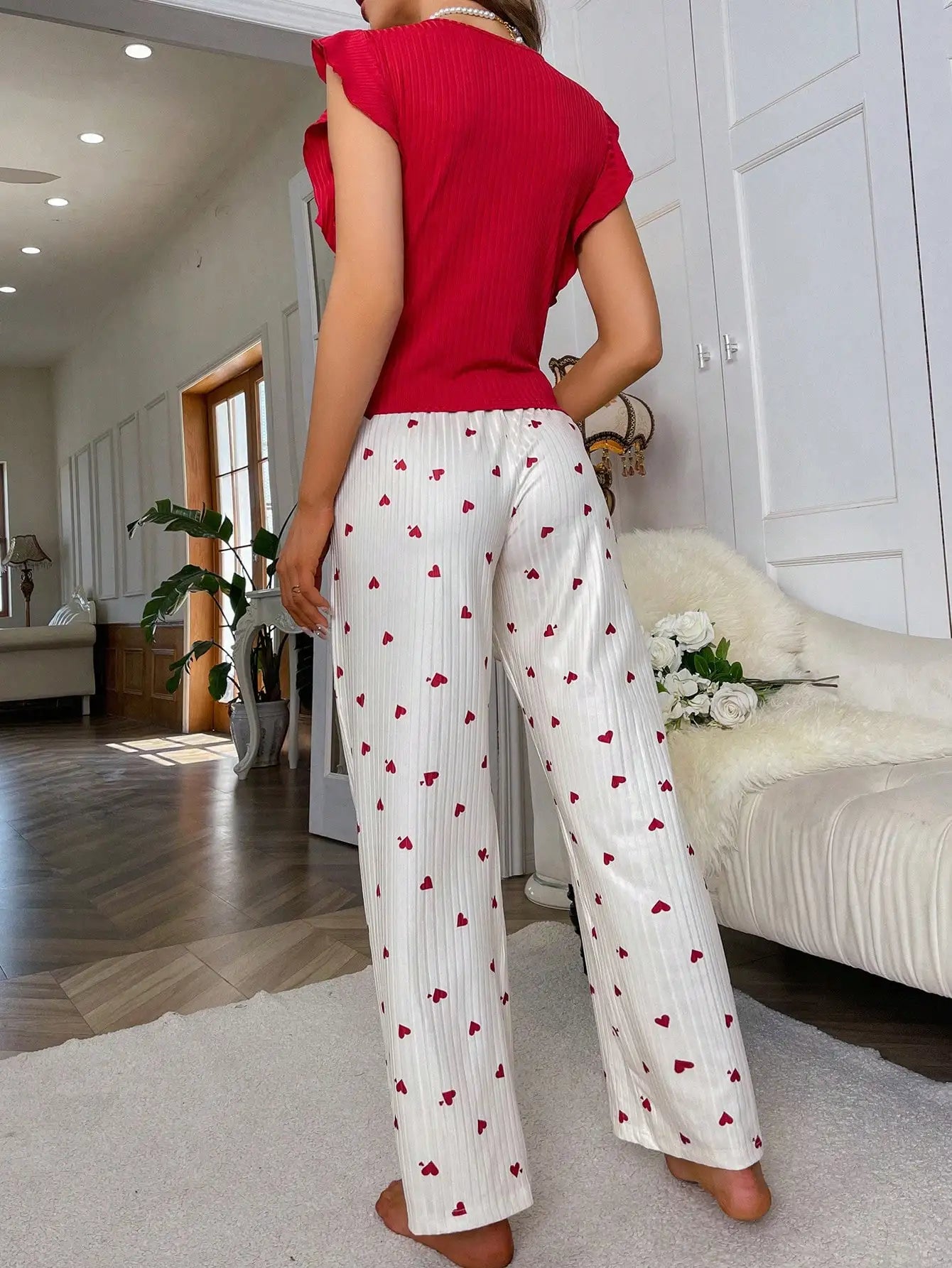 Dames pyjama Hunkemöller met satijnen broek
