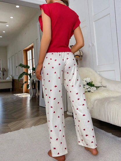 Dames pyjama Hunkemöller met satijnen broek