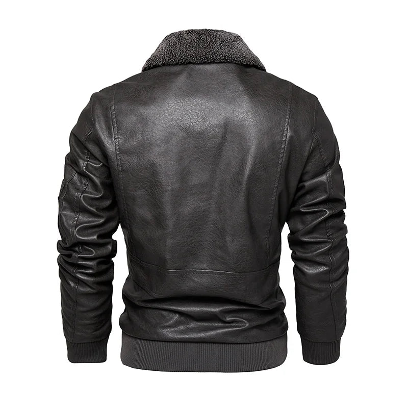 Stoere leren jas heren – Een echte eyecatcher
