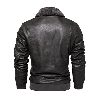 Stoere leren jas heren – Een echte eyecatcher