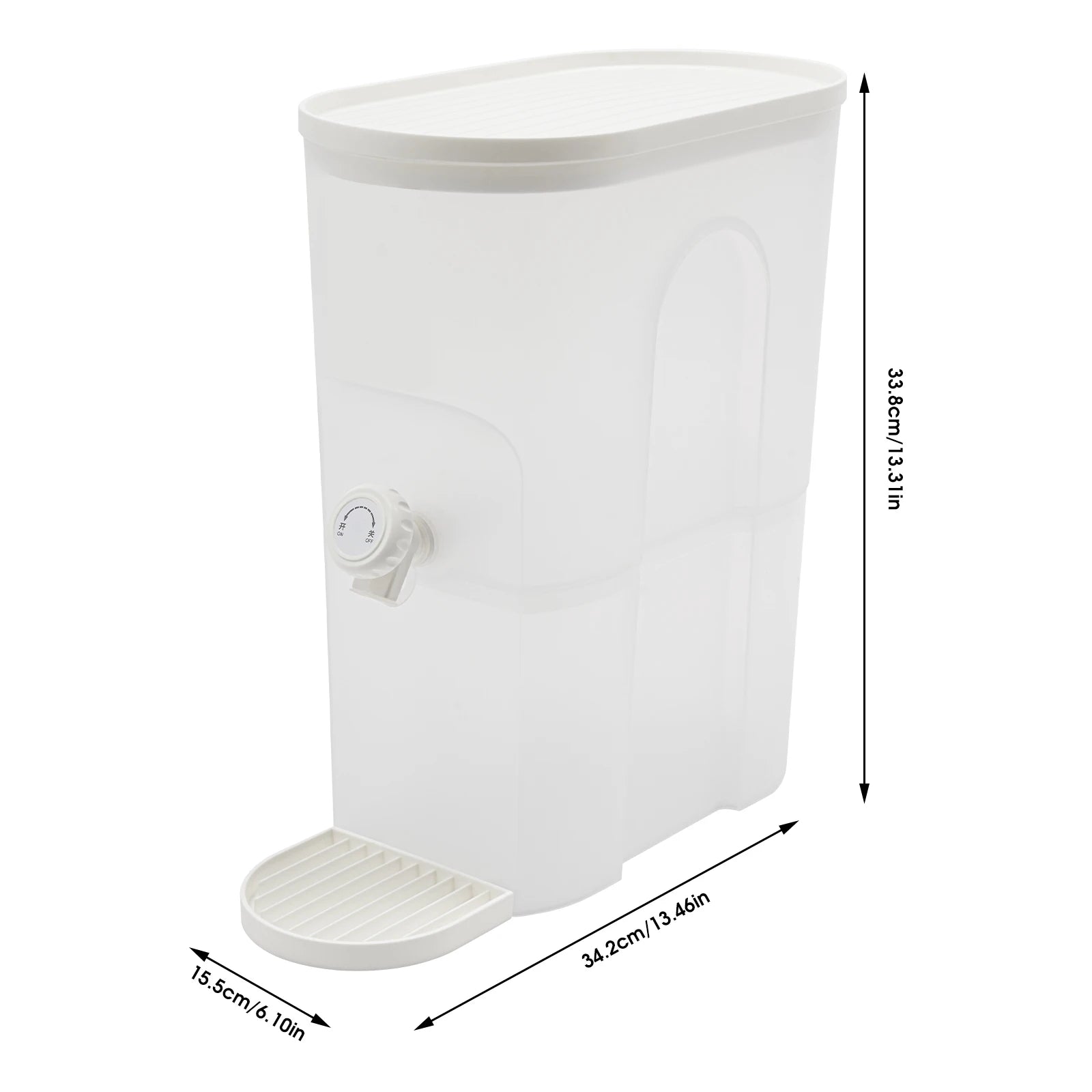 Drankdispenser met rieten mand – Perfect voor picknicks