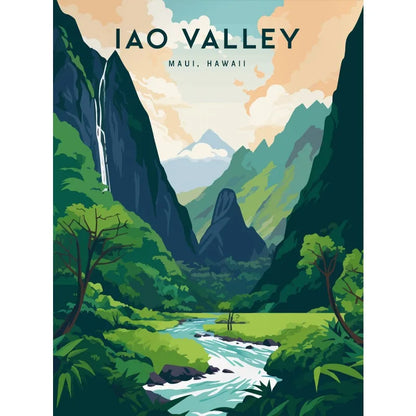 Poster van natuur en bergen